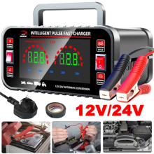 12V24V Car Battery Charger Smart Automatic Battery Charger AGM Pulse Repair