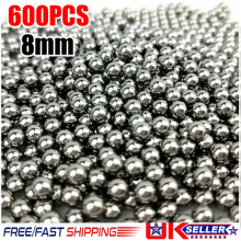 600Pcs 8MM CATAPULT / SLINGSHOT AMMO CARBON STEEL BALL BEARINGS Steel Stainless