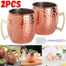 530ml Bronze Plated Cup Handcrafted Moscow Mule Mugs Mules Cocktails Coffee Beer