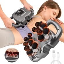16Head Muscle Massager Neck Shoulder Waist Fascia Massage Gun Body Relax Therapy