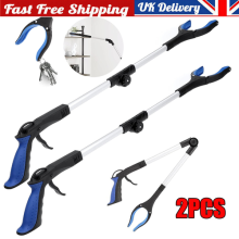2x 32" Long Reach Pick Up Grabber Tool Folding Litter Picker Disability Aid Clip