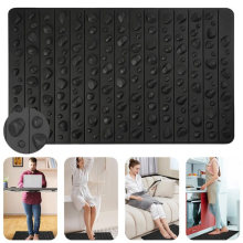 Massage Pad Acupressure Mat 50x30cm Foot Massage Mat Easy Roll Design for Women