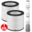 2Pcs Air Purifier Filters HEPA Filter Effective Purification 99.97% High-Density 1