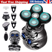 5 in 1 Men Electric Shaver Razor Beard USB Rechargeable Trimmer Cordless Facial