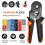 Ferrule Crimper Crimping Plier Tool Kit 1200 Cable Wire Terminal Connector Set 1
