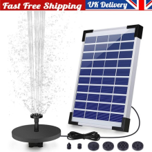 400L/H Solar Panel Powered Water Pump Garden Pool Pond Fish Aquarium Fountain UK