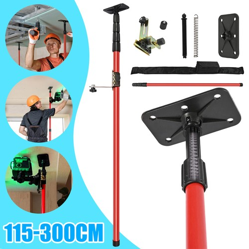 3 Meter Laser Leveling Telescoping Pole Adjustable Mounting Pole for Rotary UK
