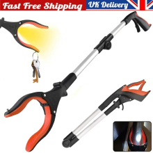 81.5cm Litter Picker Long Handle Reach Heavy Duty Rubbish Pick Up Grabber Tool