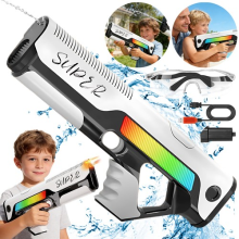 Electric Water Gun Auto Fill LED Light Up Water Blaster for Kids Adults Outdoor