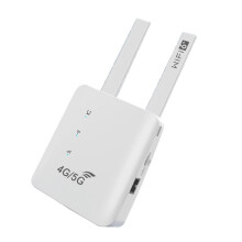 4G LTE WiFi-Router 300Mbps WiFi 6 LAN Trådlös WiFi-Modem WiFi-Router Stöd för 10 Enheter Trådlös Router UK PLUG