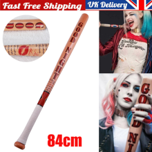 84CM Harley Quinn Replica Baseball Bat Suicide Squad Costume Accessories Wooden