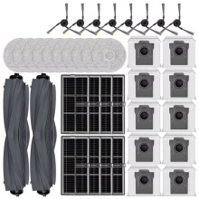Para Piezas de Repuesto de Cepillo Lateral, Filtro, Paño de Mopa y Bolsa de Polvo para Aspiradora para Mova P70 Pro Ultra