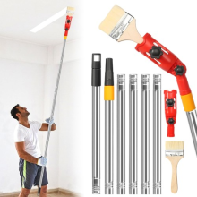 Multi Angle Paint Brush Extender 1.7M Paint Brush Extension Threaded Long Handle