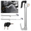 Telescopic Steering Wheel Lock With 3 Keys Steering Lock Adjustable Retractable 1