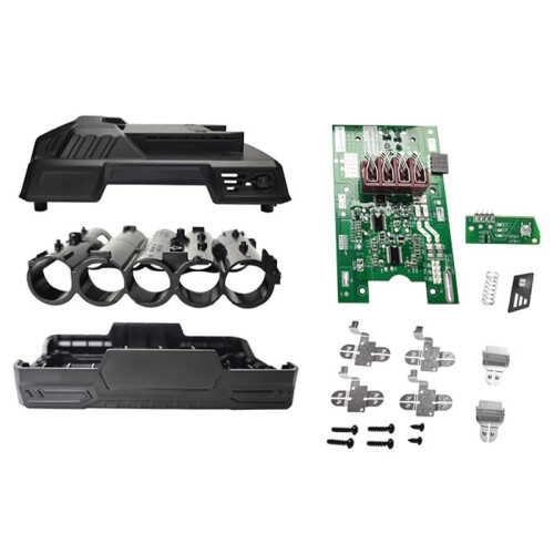 5Core Battery Storage Box Case for PARKSIDE 18650 Power Tools for PARKSIDE PCB Charging Board Nickel Strips Set
