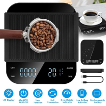 Kitchen Scales Food Scale Coffee Scale Digital Rechargeable Portable for Kitchen