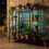 Plant Stand with LED Grow Light, 10 Shelves, Brown 1