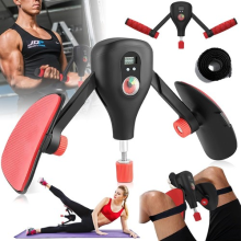 Leg Exerciser Leg Trainer Adjustable Portable Automatic Counting for Home Use