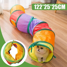 Cat Tunnel Pet Tube Collapsible Play Toy Indoor Outdoor Kitty Puppy Puzzle Toys