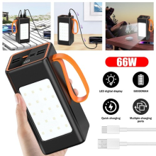 50000mAh Portable Bank Power 66W Ultra-Fast Charging External Battery For Phone