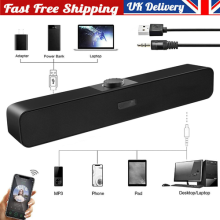 TV Soundbar Subwoofer Speaker Wired Bluetooth 5.0 360 PC Sound Bar Home Theater