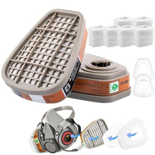 Respirator Filter with 6001N 5N11 Cotton Compatible for 6100 6200 6800 7502 Mask