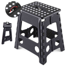 New Multi Purpose Plastic Folding Step Stool Home Kitchen Foldable Easy Storage