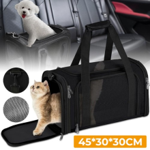 Pet Carrier Bag Cat Dog Carrier Travel Bag Soft Sided Pet Tote Comfort Plush Bed