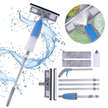 Spray Window Cleaner Squeegee Telescopic for Window Cleaning with Spray Tool New