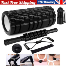Foam Fitness Roller Deep Tissue Gym Massage Grid Muscle Trigger Point Muscles