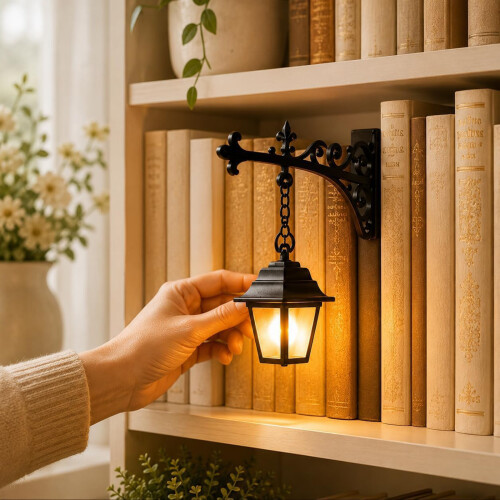 Home Display Accent Light with Warm LED, Metal Plaque and 1