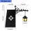 Home Display Accent Light with Warm LED, Metal Plaque and 3