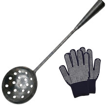 Metal Spoon Set for Candle Making, 43cm/16.9inch Long Handle