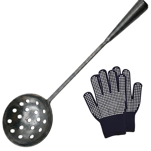Metal Spoon Set for Candle Making, 43cm/16.9inch Long Handle