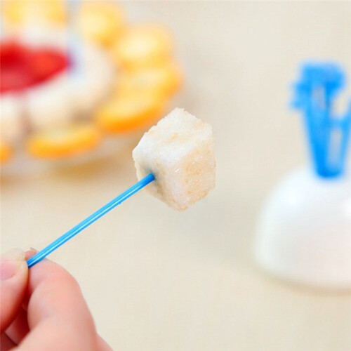 Cute Whale Fruit Fork Animal Whale Fruit Pick Kitchen Supplies Fruit Stick Cute Fruit Pick 2