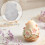 Decorative Flower Egg Candle Mould for Soap Candle Making, 6