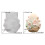 Decorative Flower Egg Candle Mould for Soap Candle Making, 3