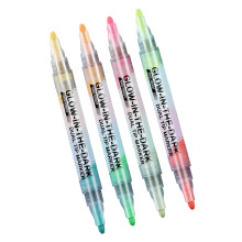 Ensemble de marqueurs lumineux pour l'écriture d'un journal, le