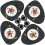 4Pcs Placemats for Table Waterproof Non-Slip Coaster Leather Place Kitchen Accessories, 7