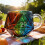 Rainbow D20 Dice Mug, Polyhedral Dice Coffee Cup with Handle, Game Mug for RPG Lovers, Game Night Mugs Gift 7