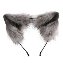 Leuke haarband pluche dierenoorhoofdband voor kostuumfoto's en-7