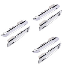 3X Auto Vorne & Rechts Chrom KotflüGel Leiste für F10 F11 528I 535I 51137336645 51137336646