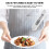 Digital Thermometer with Stainless Steel Probe, LCD Display for BBQ,Cooking,Baking,USB Charging,over Temperature Warning 4