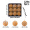 Textured Christmas Tree Trim, 9 Count Holiday Bauble-Beige 6
