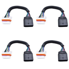 4X Strålkastare LEDningsnät Lampa Xenon Främre Kontakt för - Cayenne 2003-2006 955-631-239-11 Strålkastare LEDningar