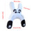 Children Car Seat Neck Rest Pillow with Side Handle Plush-Pink 4