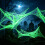 Halloween Web Party Piece with Black Trim Figures for Home 6