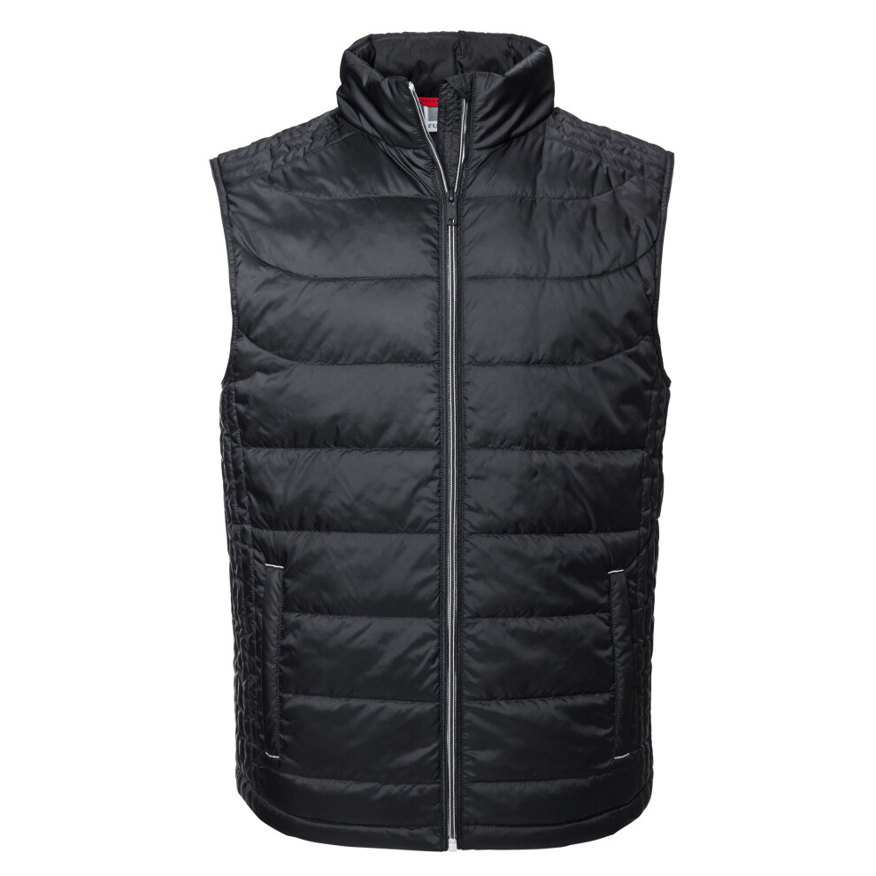 Russell (S, Black) Mens Nano Padded Body Warmer