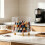 Daily Coffee Counter Holder in Clear Acrylic for Shared Spaces 8