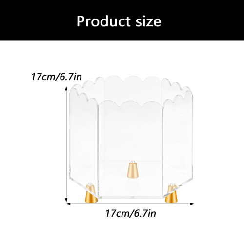 Daily Coffee Counter Holder in Clear Acrylic for Shared Spaces 2